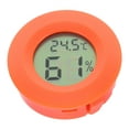 thumbnail image 2 of Miangastore Reptile Box Thermometer Hygrometer Round Shaped Digital Temperature Humidity Meter for Indoor Bedroom Home (Red), 2 of 9
