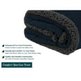 thumbnail image 5 of PAVILIA WATERPROOF Blanket For Couch, Sofa | Waterproof Dog Blanket for Large Dog, Puppy, Cat | Pet Blanket Protector | Plush Soft Warm Fuzzy Sherpa Blanket Bed Throw, Navy, 60x80, 5 of 7