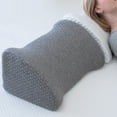 thumbnail image 7 of CHARRYARN by TexStead Ergonomic Lumbar Support Pillow - Pure Memory Foam - Suitable for Use in Cars or Office Chairs-S (18" x 9"x 6"),Dark gray, 7 of 7