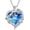 23-Alphabet W, variant on Initial Necklace for Women 925 Sterling Silver Heart Rose Initial Letter Necklaces Jewelry Mothers Day Christmas Birthday Gifts