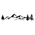 thumbnail image 1 of Removable PVC Car Stickers Car Exterior Decoration For Automobiles 100.8X20.4X0.5CM Easy To Stick 1Pcs, 1 of 3