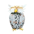 thumbnail image 1 of Wrought Iron Animal Painted Peacock Garden Statues With Solar Lights For Courtyard Balcony Decor, 1 of 13