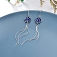 thumbnail image 5 of DOLIOX 925 Sterling Silver Threader Earrings for Women Sterling Silver Through Long Chains Earrings Jewelry Gifts for Women, 5 of 10