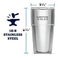 thumbnail image 2 of Pint YETI Rambler, acero inoxidable aislado al vacío, 473 ml, 2 of 7