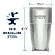 thumbnail image 2 of Pint YETI Rambler, acero inoxidable aislado al vacío, 473 ml, 2 of 7
