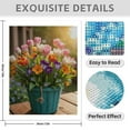 thumbnail image 3 of Diamond Art Kits for Adults - 5d Colorful Tulips Pansies Basket Spring Diamond Painting for Adults, Diamond Art for Adults Beginners, Diamond Painting Kits for Adults for Home Wall Decor, 3 of 7