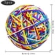 thumbnail image 4 of Juguetes de pelota para gatos, 2 piezas de cuerda de lana de colores, pelota de espuma, pelota de juguete para gato, pelota interactiva para gato, con campana, para eliminar el aburrimiento, 4 of 5
