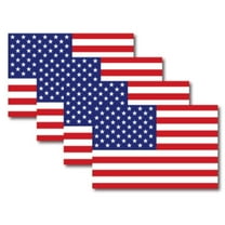 Magnet Me Up American Flag Car Magnet Decal -4x6 Heavy Duty for Car Truck SUV 4 PACK