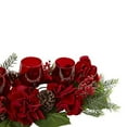thumbnail image 3 of Nearly Natural 4876 Triple Hortensia Rouge Candélabre, 3 of 3