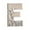 E, variant on Layered 4.92 Inch Large Wooden Letters - 31 Letter for Wall Decorations Flowered Paintable Wooden Boho Home Decor Wedding, Birthday Party Decorations(R)