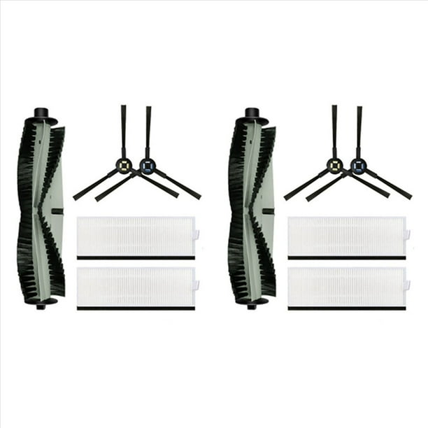 2Conjunto Piezas de Repuesto Filtro Hepa Cepillo Lateral Cepillo Principal para A7 A9S V8 V8S X750 X800 X785 V80 SSR1 SSRA1