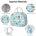 thumbnail image 4 of Insulated Lunch Bag for Women, Floral Print Oxford Fabric Lunch Box, Leakproof Thermal Cooler Tote for Work, School & Picnic, Daisy Floral Print, 4 of 5