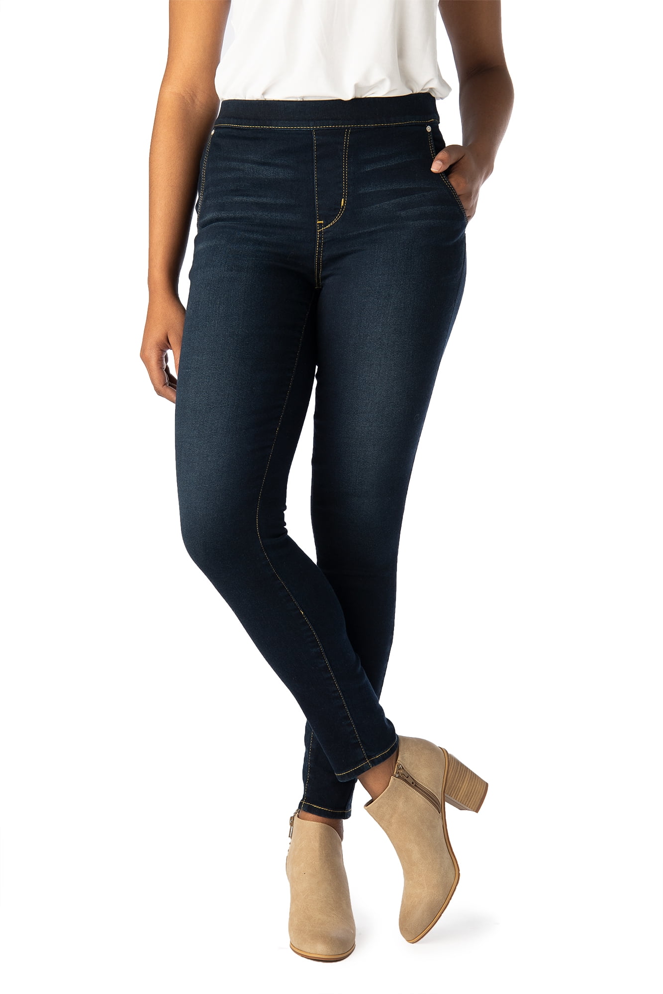 Signature by Levi Strauss & Co. Women's High Rise Pull On Jeggings -  