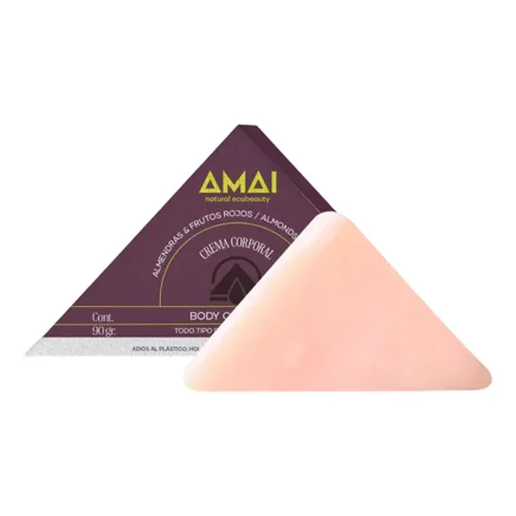 AMAI Crema Corporal Extra Humectante de Frutos Rojos y Almendras Dulces
