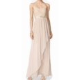 thumbnail image 1 of Adrianna Papell Robe de Soirée Longue pour Femmes Ornée Beige 12, 1 of 2