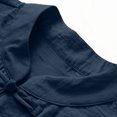 thumbnail image 7 of Women's Solid Stand Collar Frog Button Jacket, Long Sleeve Casual Fashion Regular Outerwear Coat for Winter Daily Work Home Wear Dark Blue S(S), 7 of 7
