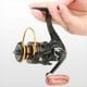 thumbnail image 4 of Carrete de Pesca Giratorio Pequeño Serie 800, Bobina de Metal, Arrastre Máximo de 5 Kg, Señuelo de Hielo, Agua Salada y Dulce, Rueda de Pesca Pequeña., 4 of 5