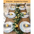 thumbnail image 4 of 13 Inch Round Placemats Set of 4, Easter Non Slip Heat Insulation PP Table Mats, Country Spring Bunny Eggs Botanicals Wooden Plank Washable Place Mats for Kitchen Dining Party Table Decor, 4 of 7