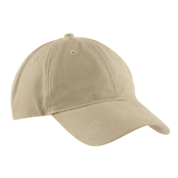 Port & Company - Brushed Twill Low Profile Cap. Cp77 , CP77 , Khaki , One Size