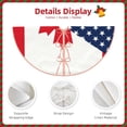 thumbnail image 3 of Bingfone Christmas Tree Skirt Mat Christmas Decoration Interior 30" -USA Canada Flag, 3 of 6