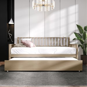 Castle Place Twin Daybed with Trundle, Antique Gray