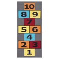 thumbnail image 4 of Ottomanson Children's Garden Collection Non-Slip Rubberback Hopscotch Design 3x6 Kid's Runner Rug, 2'7" x 6', 4 of 6
