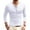 White, variant on Yaoyar Mens Fashion Henley Shirts Long Sleeve Button Cotton T-Shirt Large Size Men's And Stretch T-shirts Long-sleeved Tops,Blue,M