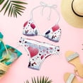 thumbnail image 6 of Valentine's Day Love Women's Detachable Sponge Adjustable Strap Bikini Set Swimsuit - Two-Pack for Beach Pool Party, 6 of 6