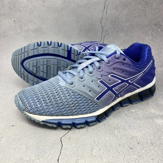 Asics Womens Gel Quantum 180 2 T6G7N Blue Running Shoes Sneakers Sz 8 M (B)