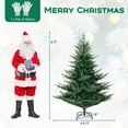 thumbnail image 2 of Costway 6 FT Artificial Christmas Tree with 830 Branch Tips 260 LED Lights 8 Lighting Modes, 2 of 10