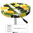 thumbnail image 2 of Goofa Orange and Lemon Printed Stool Covers Round, Waterproof Round Bar Stool Covers Anti-Slip Round Bar Stool Seat Cover with Elastic Bands Durable -, 2 of 7
