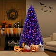 thumbnail image 4 of Gymax 7 Halloween Tree Artificial Decoration Tree w/1040 Branch Tips 6 Lighting Modes, 4 of 9