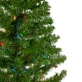 thumbnail image 4 of 6.5' Pre-Lit Canadian Pine Slim Artificial Christmas Wall Tree Multi, 4 of 7