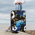 thumbnail image 3 of Lsque Football Printed Luggage Cover, Travel Luggage Protector,Scratch and Dirt Resistant, Fits 18-32 Inch Luggage - Small, 3 of 9