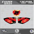 thumbnail image 3 of Kalair GFX Graphics Kit for Honda CRF450R (2008) Evader Series, 3 of 5