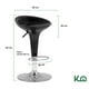thumbnail image 5 of Banco Alto De Barra KingsHouse Set 2 Pzs Giratorio Altura Ajustable Negro, 5 of 7