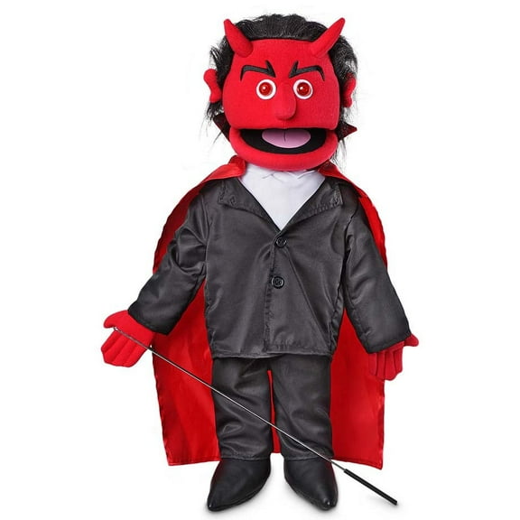 25" Devil w/ Light-Up Eyes, Full Body, Ventriloquist Style Puppet
