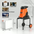 thumbnail image 6 of MAXLANDER 15-Amp 120V Heavy-Duty Electric Wood Chipper with 1.2-Bushel Bin, 6 of 7