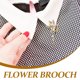 thumbnail image 3 of Broche con forma de flor, adorno de planta, broche de diamantes de imitación, broche de flores, broche de planta, broche floral, broche de planta, decoración, broche de planta, flor, 3 of 7