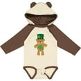 thumbnail image 3 of Inktastic St Patricks Day Irish Teddy Bear Shamrock Boys or Girls Long Sleeve Baby Bodysuit, 3 of 5