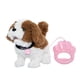 thumbnail image 2 of Juguete electrónico para pasear perros, simulación de mascota, color aleatorio, accesorios, suave, musical. Blanco Marrón, 2 of 9