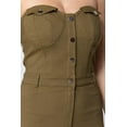 thumbnail image 4 of Strapless Button Down Mini Dress L, 4 of 4