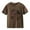Brown, variant on Kids Girls Baseball Printed Trendy Tees Short Sleeve Crewneck T-Shirts Girls Boys Athletic Shirts Casual Summer Tops