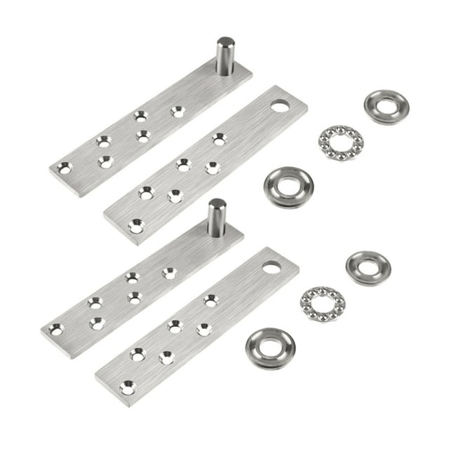 Bisagras de pivote de puerta, Oficina de Montaje de Rotación de 360 grados Bisagras de puertas de madera de acero inoxidable para estanterías para