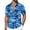 Blue, variant on Antqov Hawaiian Shirt for Men, Short Sleeve Button Down Shirts Fashion Printed Lapel Loose Fitting Tops, Summer Vacation Casual Comfy Lightweight Beach Shirts, S-5XL