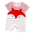 thumbnail image 1 of Akiihool Cache-Couche Sans Manches Bébé Garçon baby-boys Cache-Couches à Manches Courtes Cache-Couches (Rouge Melon D\'eau,0-6 Mois), 1 of 4