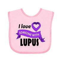 Inktastic I Love Someone with Lupus Boys or Girls Baby Bib