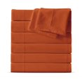 thumbnail image 1 of Paquete de 6 Sábanas Planas Maple&Stone tamaño Queen color Naranja Quemado, 1 of 5