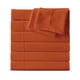 thumbnail image 1 of Paquete de 6 Sábanas Planas Maple&Stone tamaño Queen color Naranja Quemado, 1 of 5