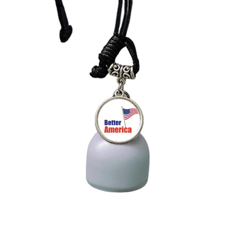 Make Future America USA Better Wind Chimes Bell Car Pendant